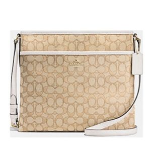 Coach File Crossbody Khaki/Chalk